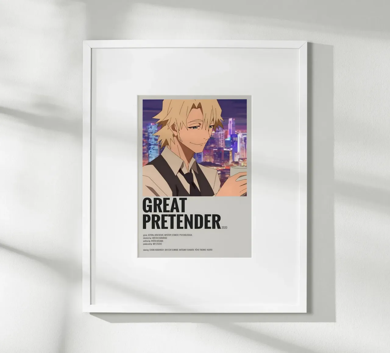 GREAT PRETENDER 2020 poster con telaio in plastica da Totoya