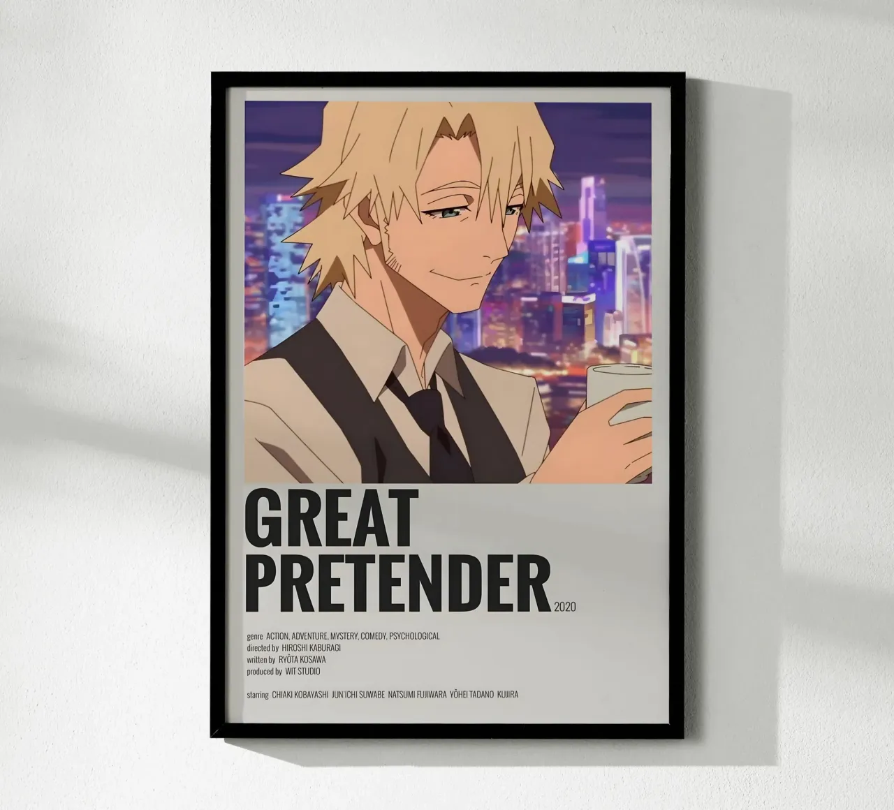 GREAT PRETENDER 2020 poster con telaio in plastica da Totoya