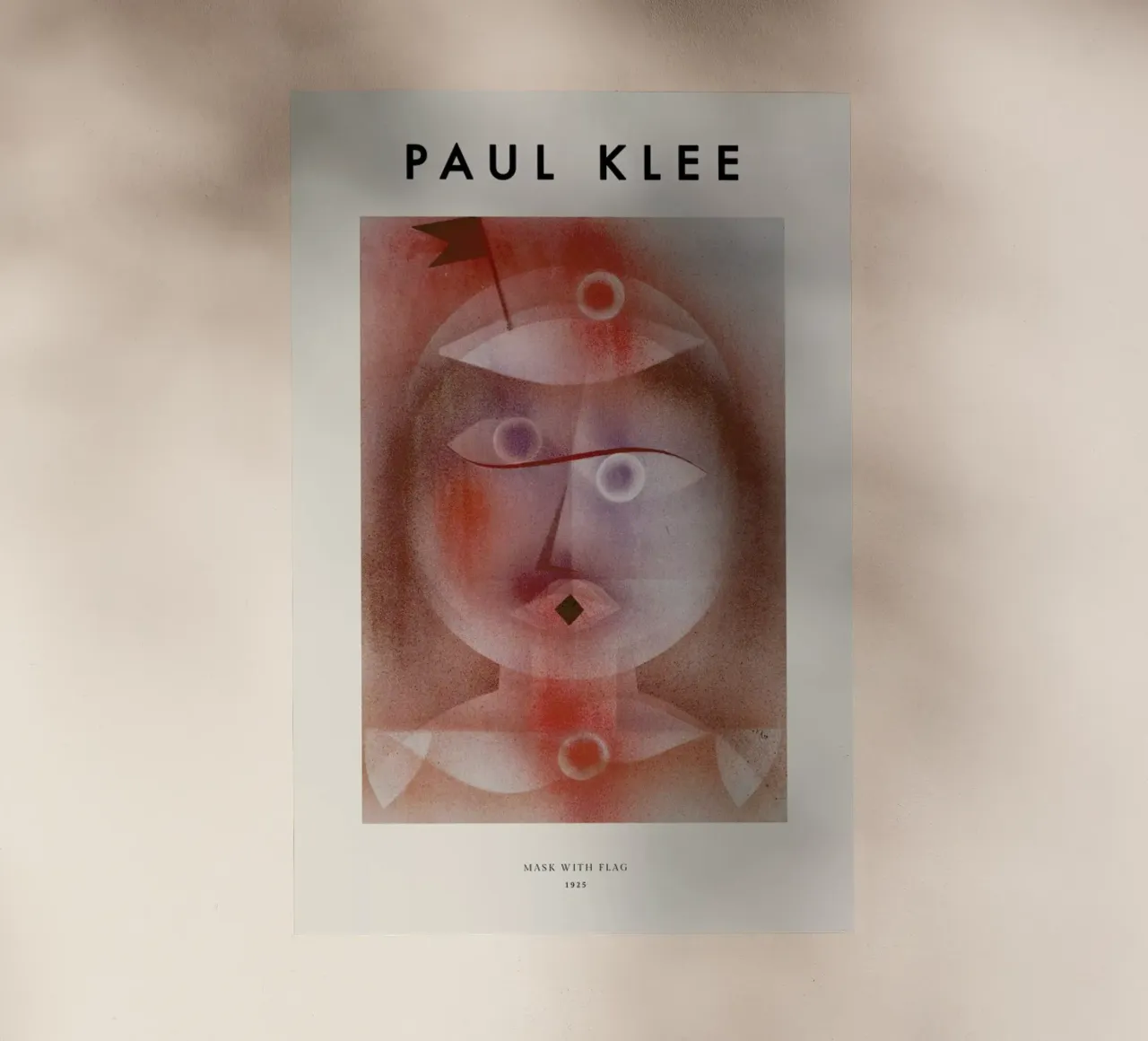 Klee - Mask with Flag pellicola backlit da ARTOTHEK
