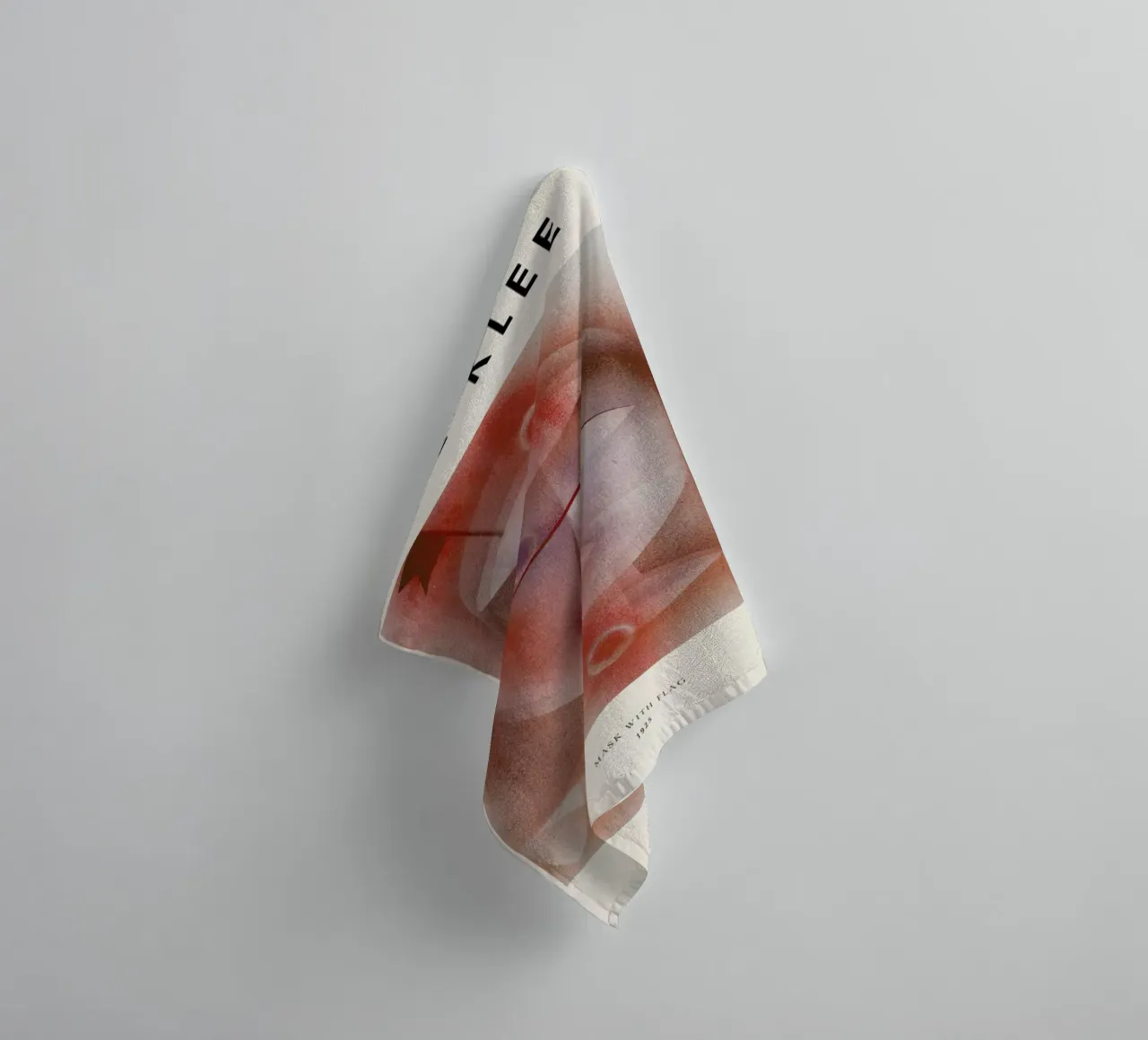 Klee - Mask with Flag asciugamano da bagno da ARTOTHEK