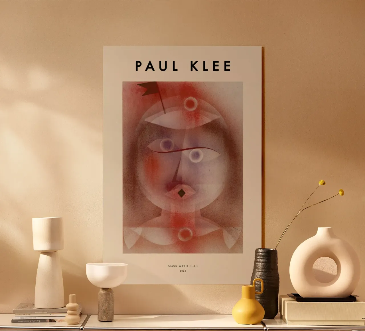 Klee - Mask with Flag plexiglass da ARTOTHEK