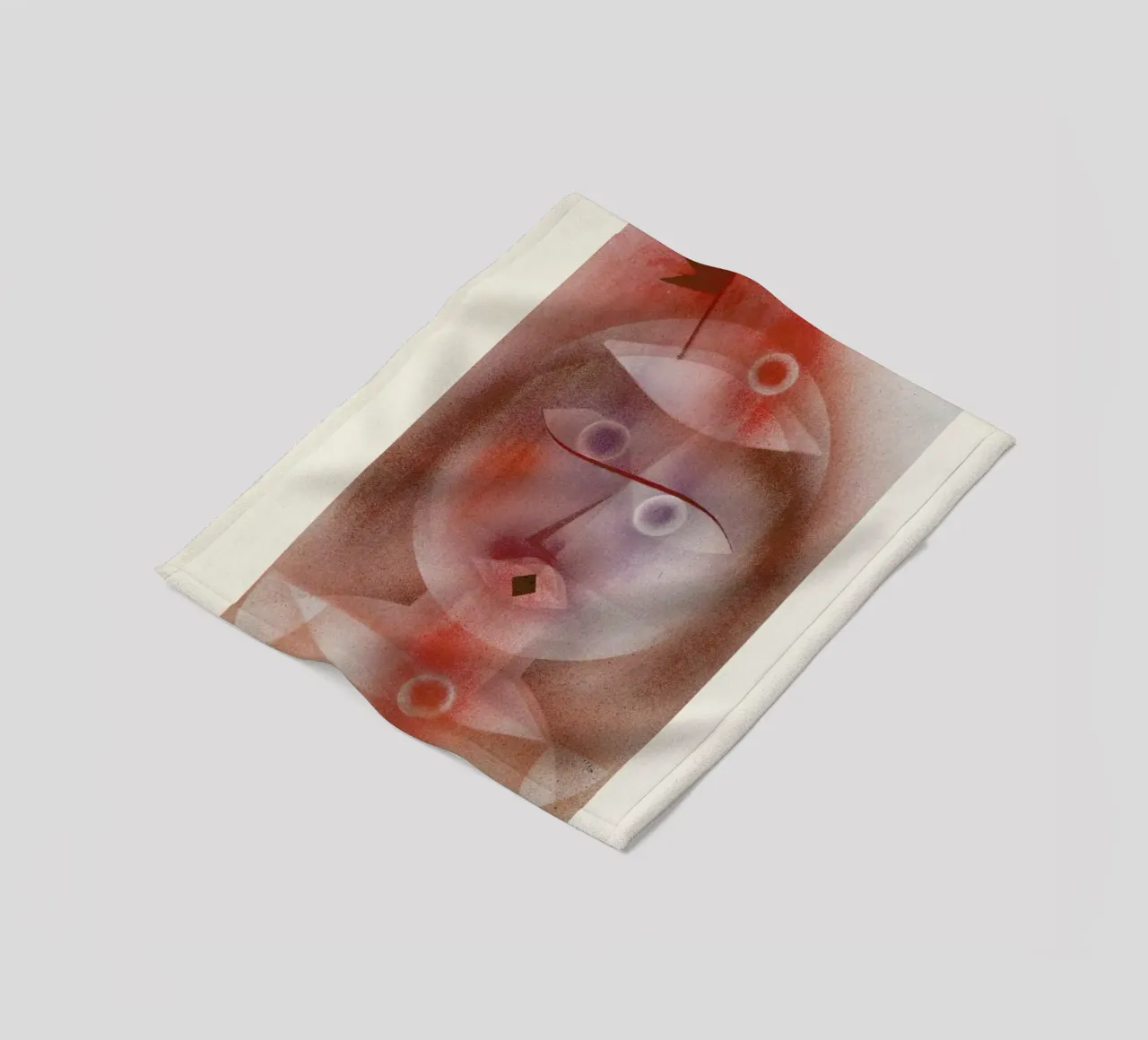 Klee - Mask with Flag coperta in pile da ARTOTHEK