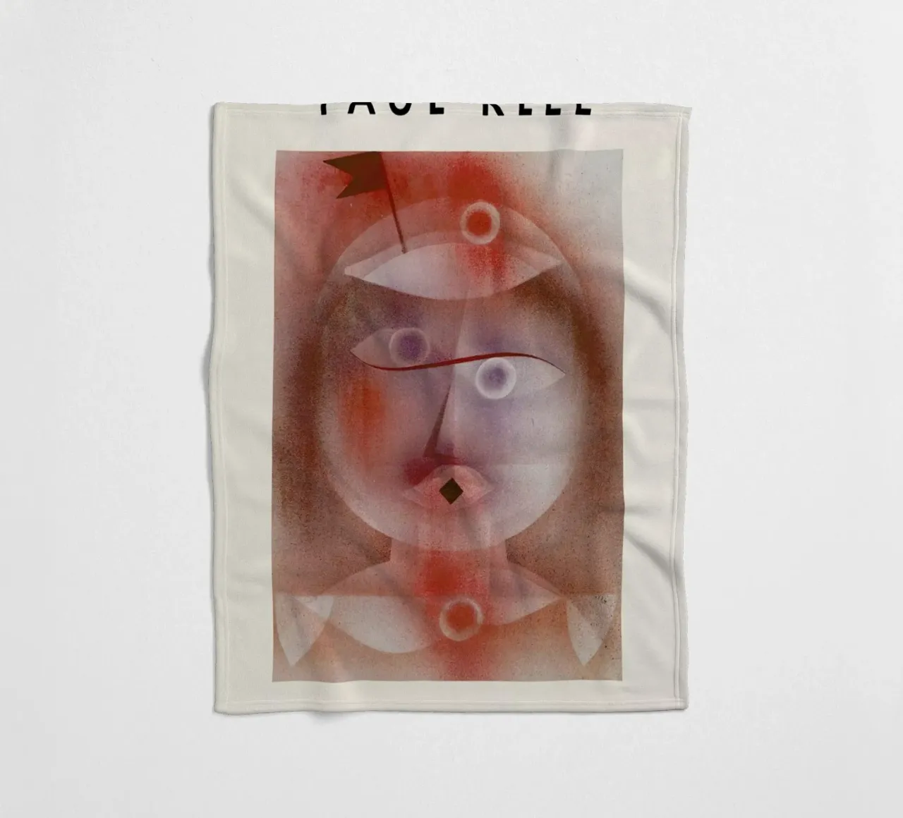 Klee - Mask with Flag coperta in pile da ARTOTHEK