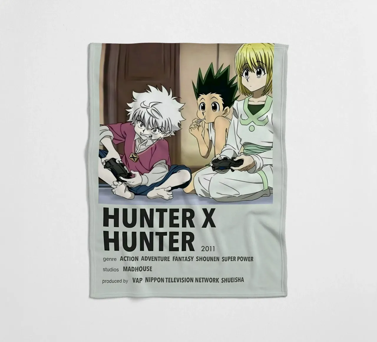 HUNTER X HUNTER  2011 coperta in pile da Totoya