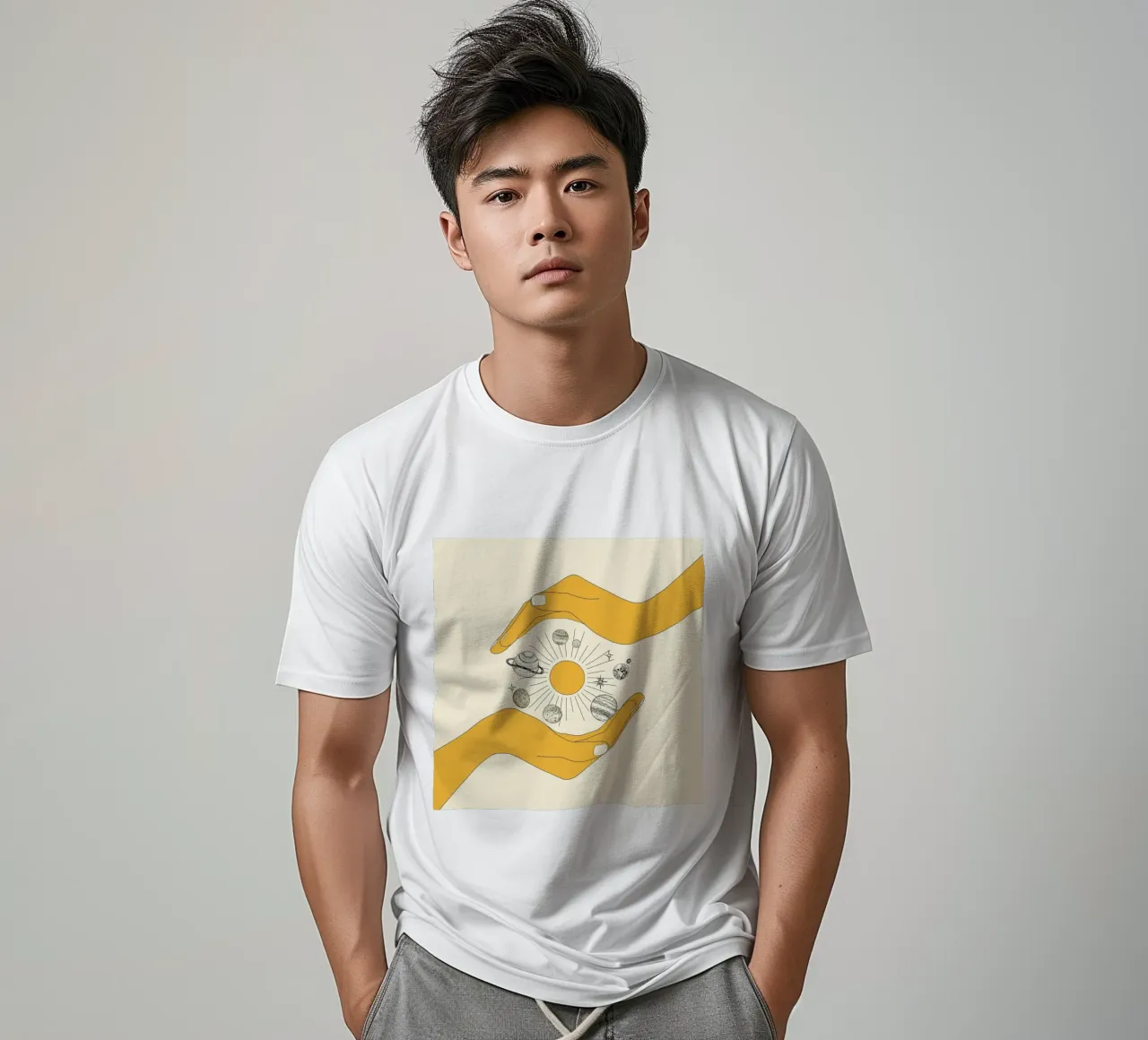 The Universe in Your Hands t-shirt da Nadjaa