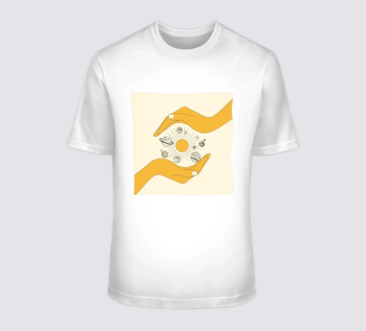 The Universe in Your Hands t-shirt da Nadjaa