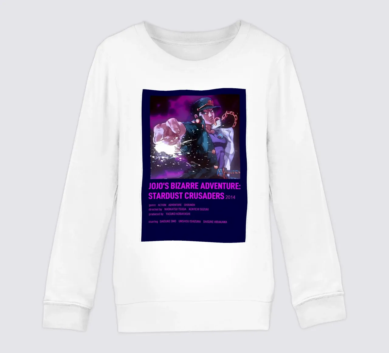 JOJO'S BIZARRE ADVENTURE STARDUST CRUSADERS 2014 felpa bambino da Totoya