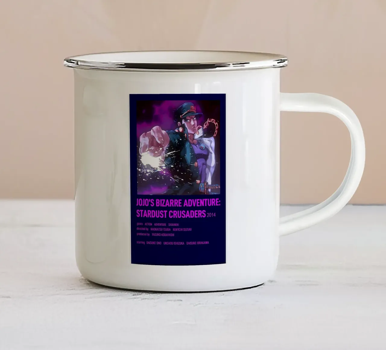 JOJO'S BIZARRE ADVENTURE STARDUST CRUSADERS 2014 tazza in smalto da Totoya