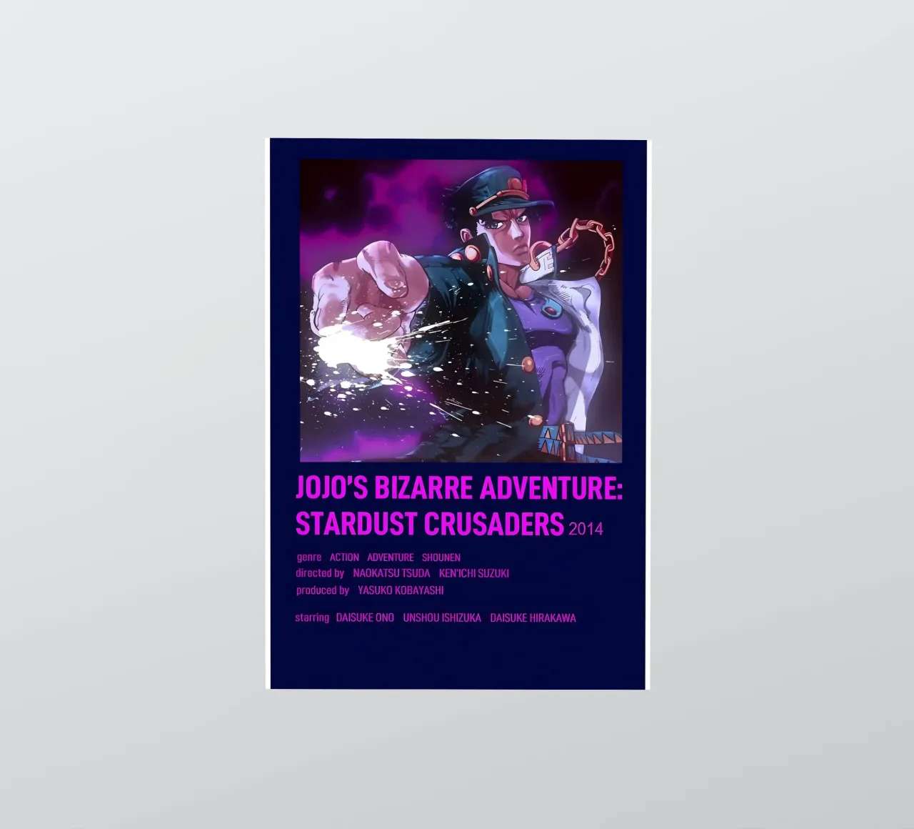 JOJO'S BIZARRE ADVENTURE STARDUST CRUSADERS 2014 adesivo da Totoya