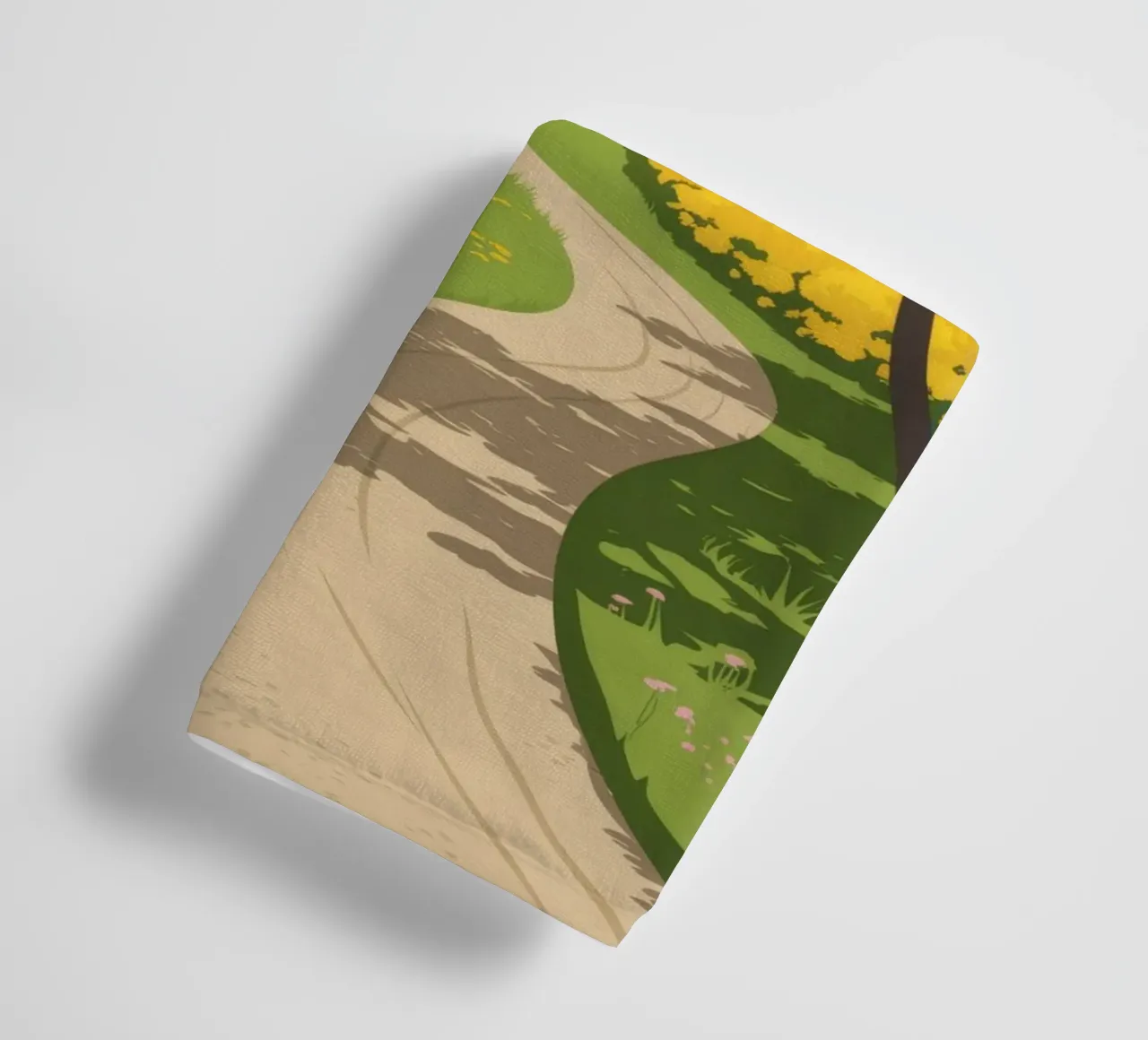 Charming Village Path towel by Fine Sanctuary