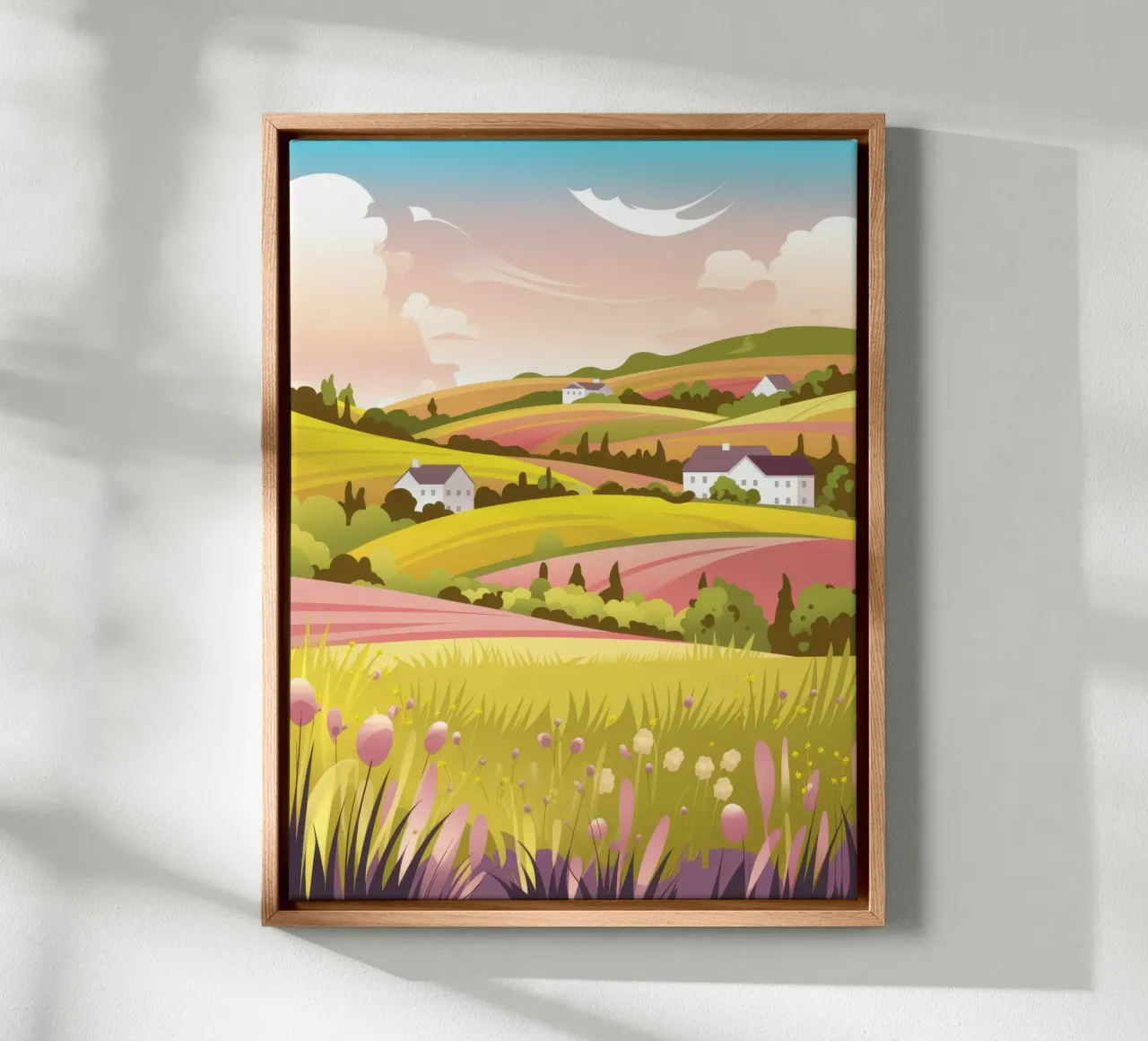 Golden Fields Harmony canvas by Fine Sanctuary
