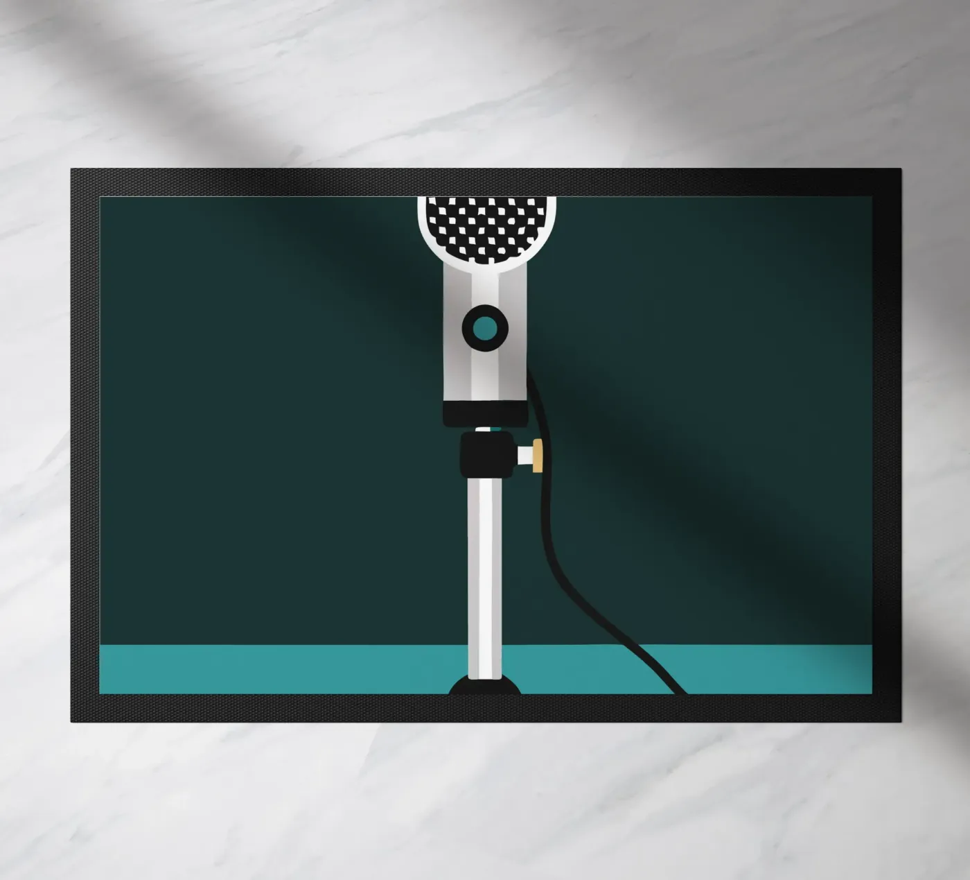 Singing Microphone doormat by LOOK DIFFERENT