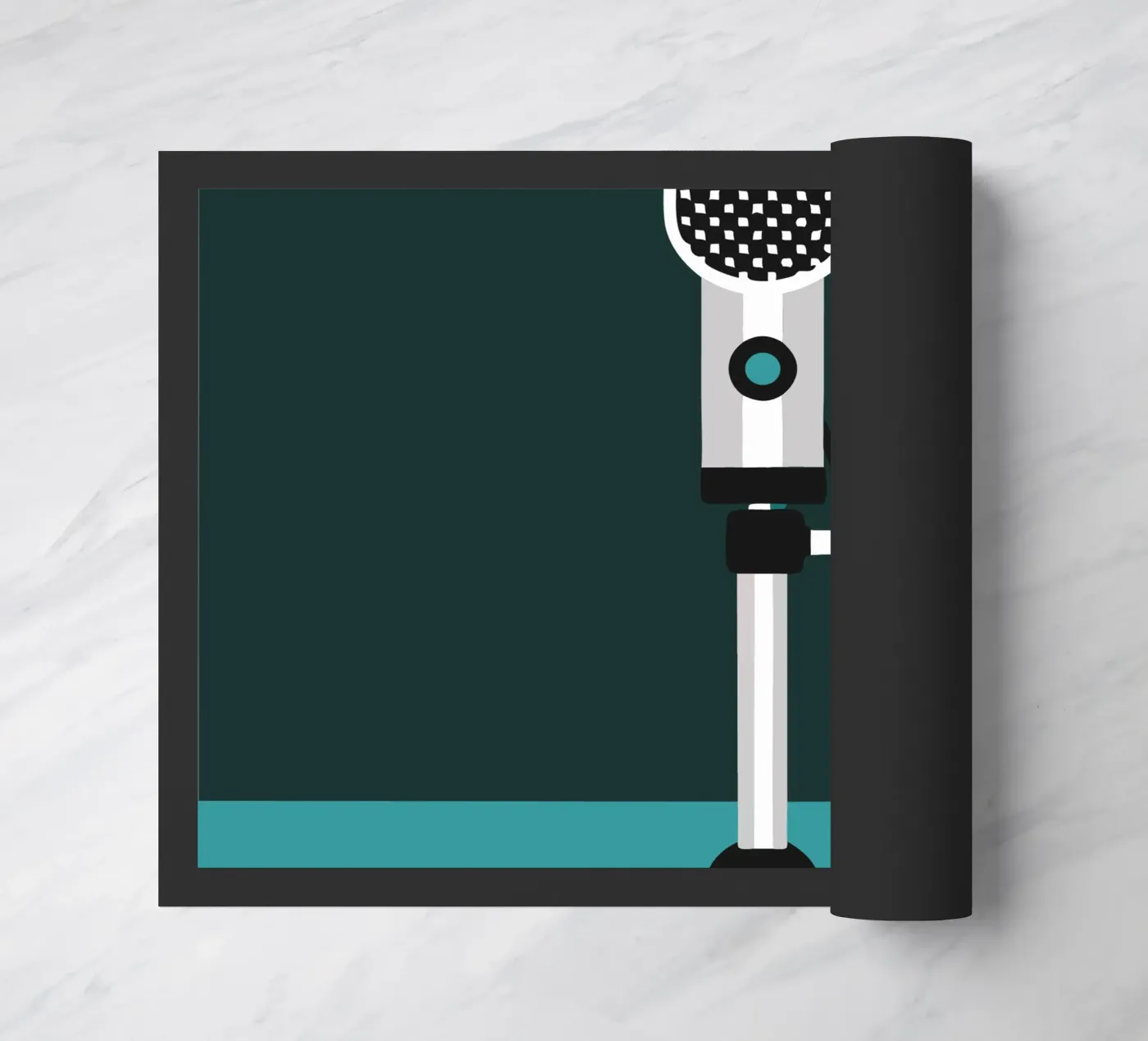 Singing Microphone doormat by LOOK DIFFERENT