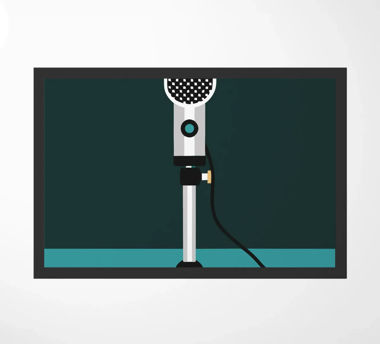 Zangmicrofoon deurmat van LOOK DIFFERENT