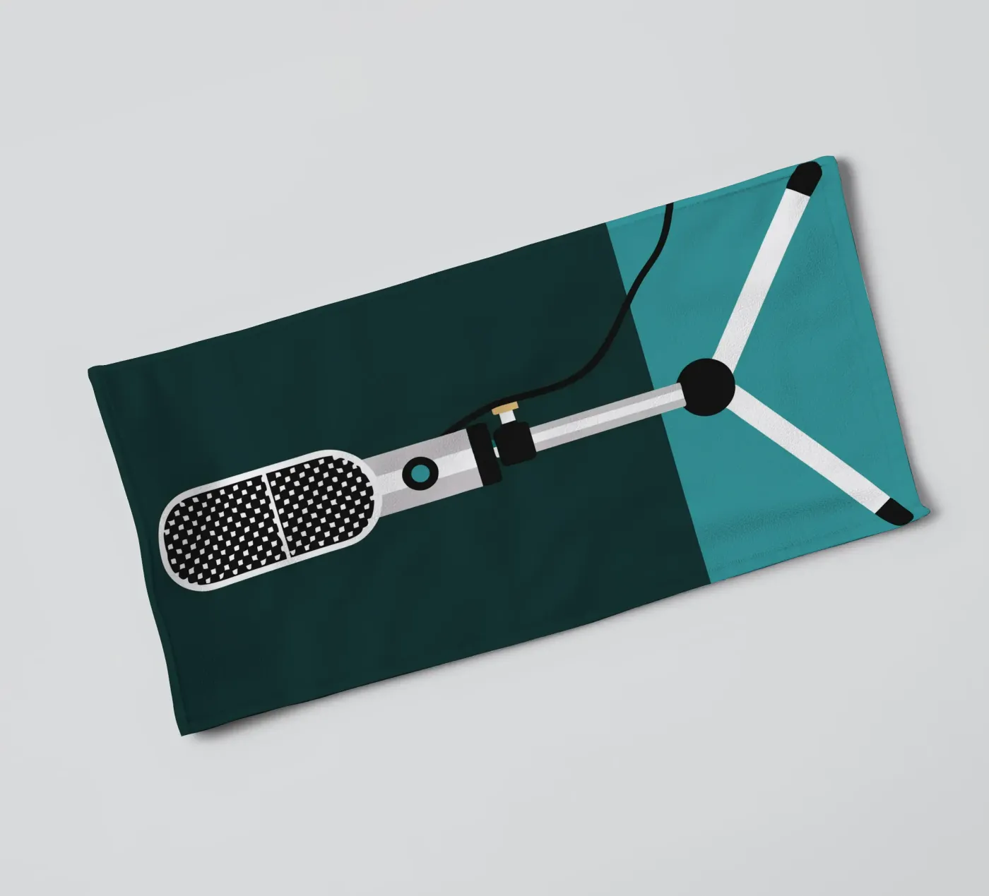 Zangmicrofoon badhanddoek van LOOK DIFFERENT