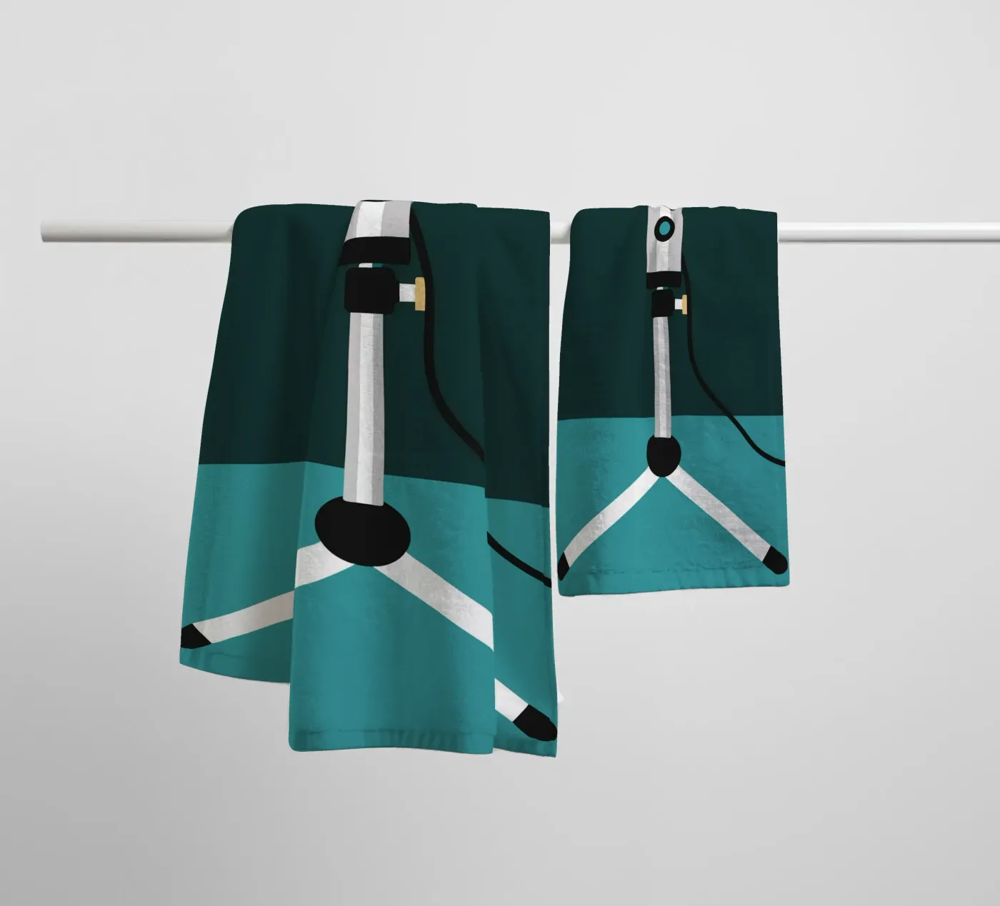 Zangmicrofoon badhanddoek van LOOK DIFFERENT