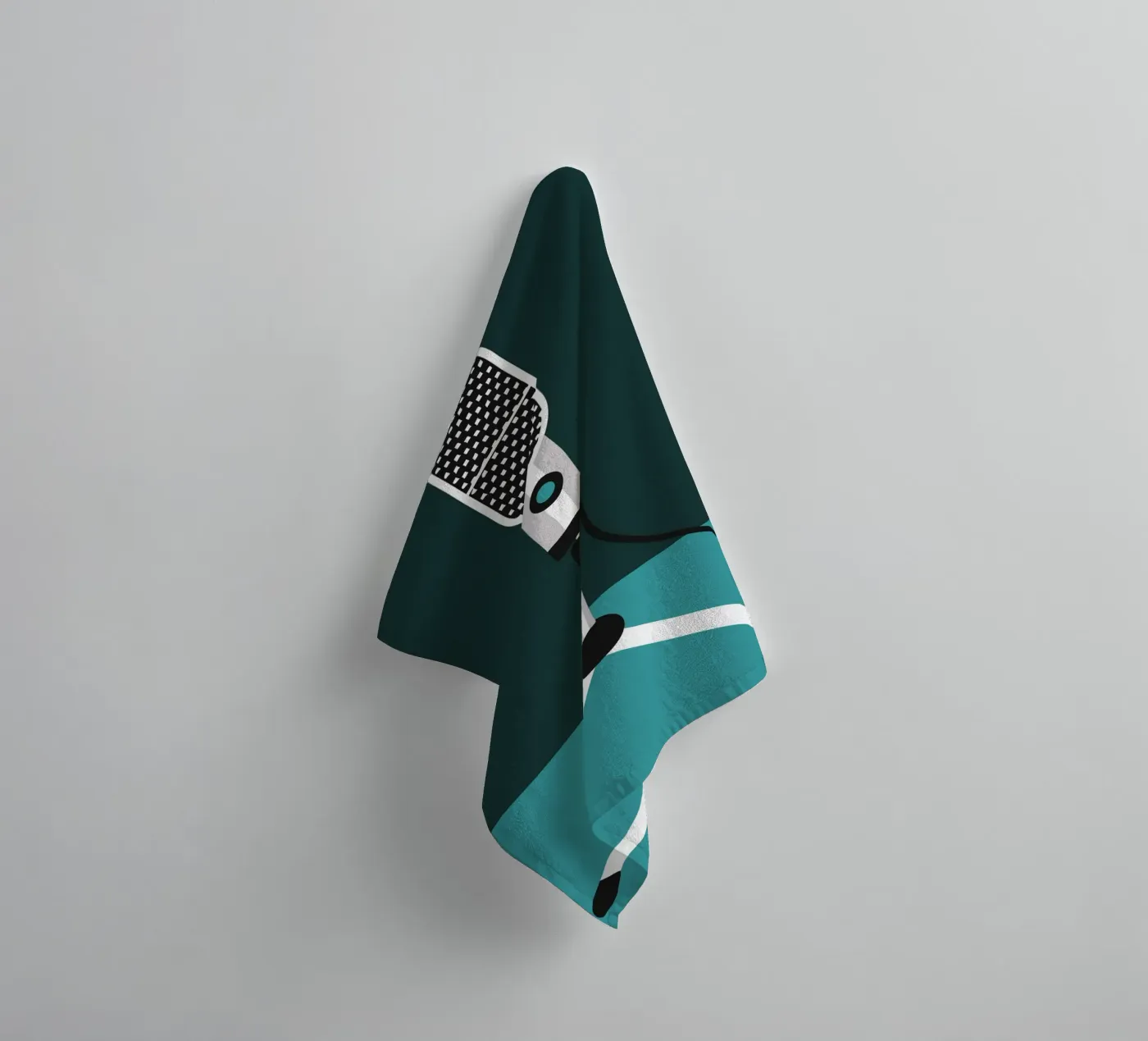 Zangmicrofoon badhanddoek van LOOK DIFFERENT