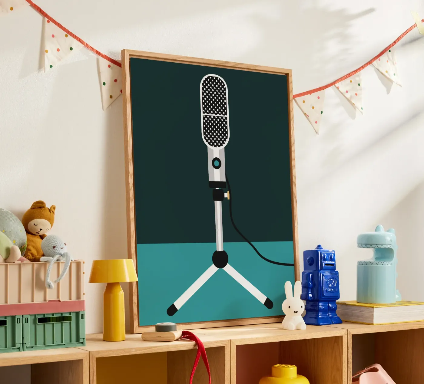 Microphone de chant plexiglas de LOOK DIFFERENT