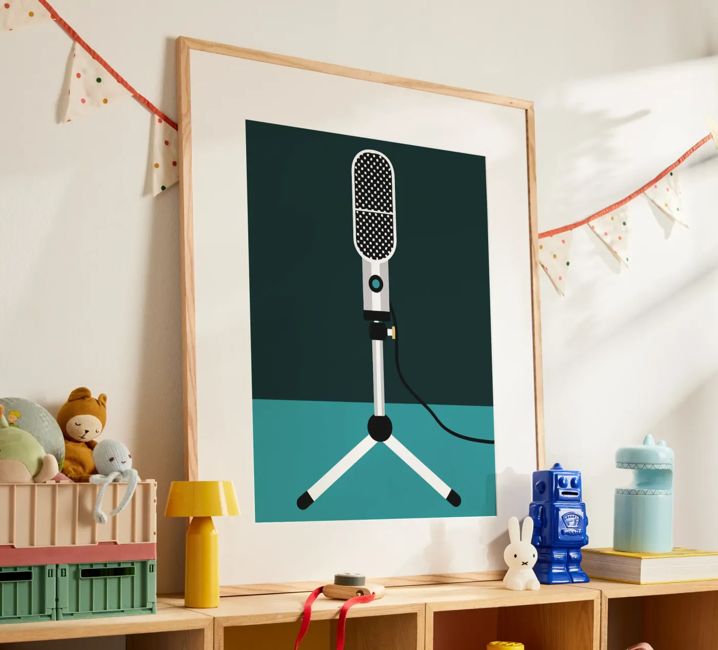 Zangmicrofoon poster van LOOK DIFFERENT