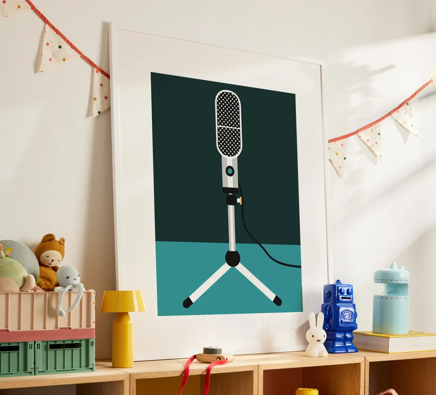 Zangmicrofoon poster van LOOK DIFFERENT