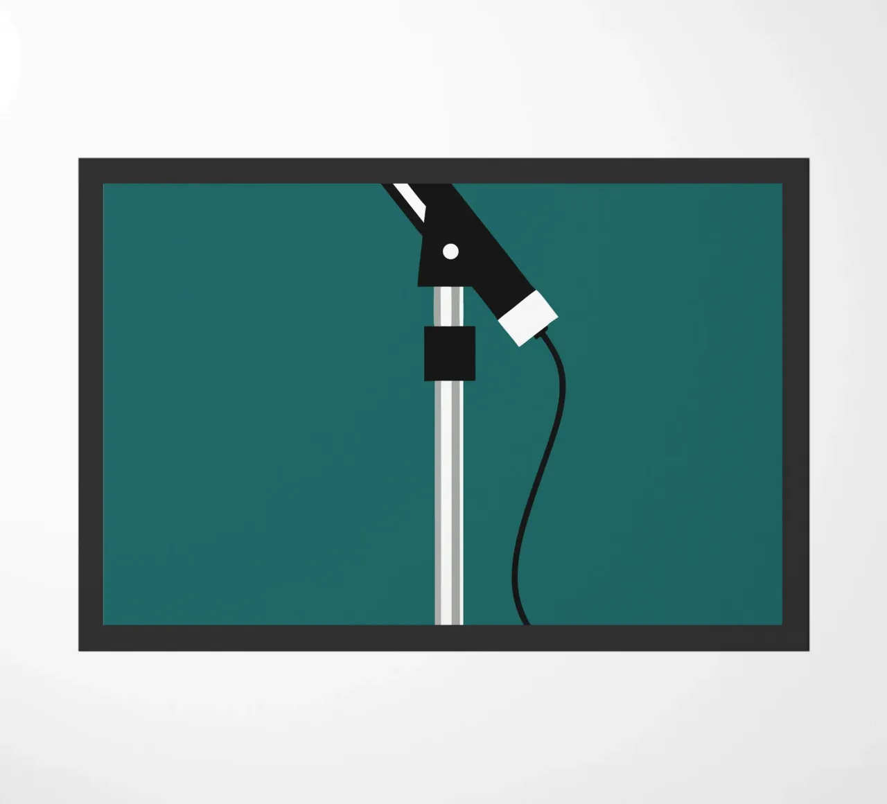 Zangmicrofoon deurmat van LOOK DIFFERENT