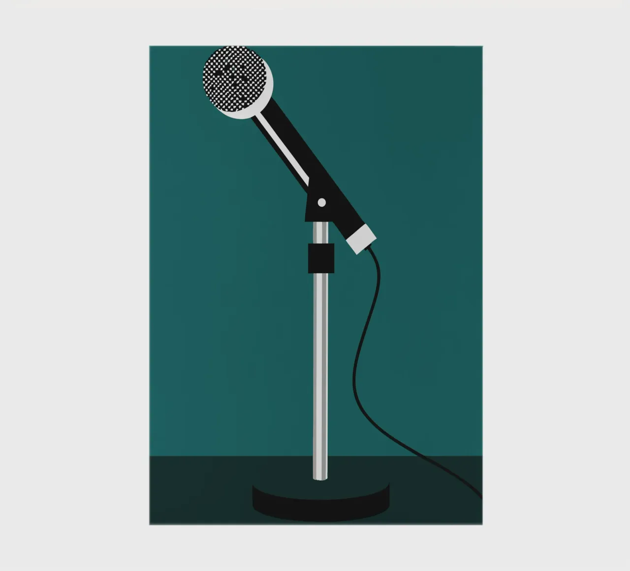 Singing Microphone notebook by LOOK DIFFERENT