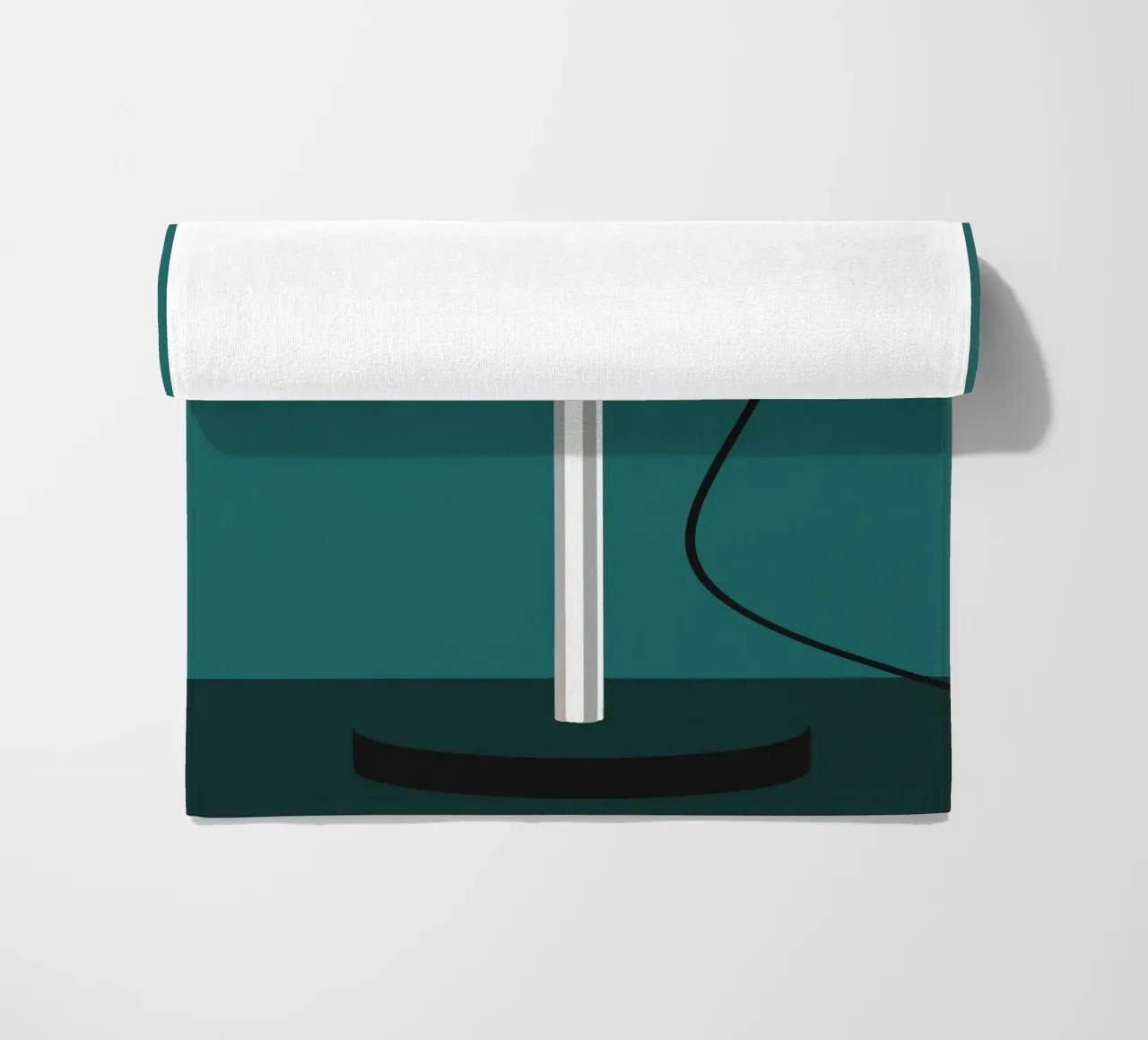 Singing Microphone beach towel by LOOK DIFFERENT