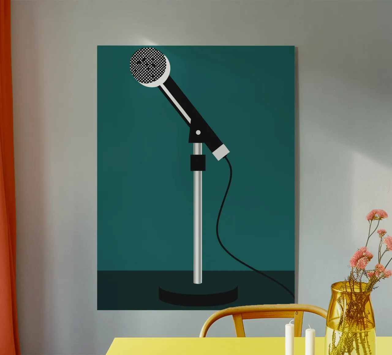 Microfono per il canto plexiglass da LOOK DIFFERENT