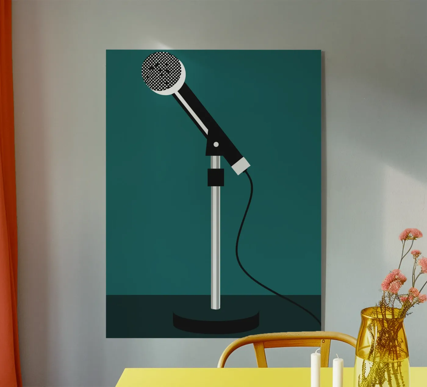 Microfono per il canto plexiglass da LOOK DIFFERENT