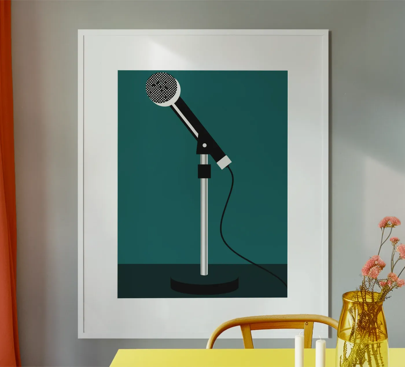 Zangmicrofoon poster van LOOK DIFFERENT