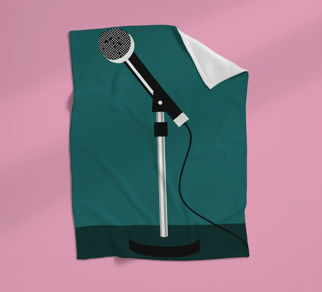 Zangmicrofoon fleecedeken van LOOK DIFFERENT