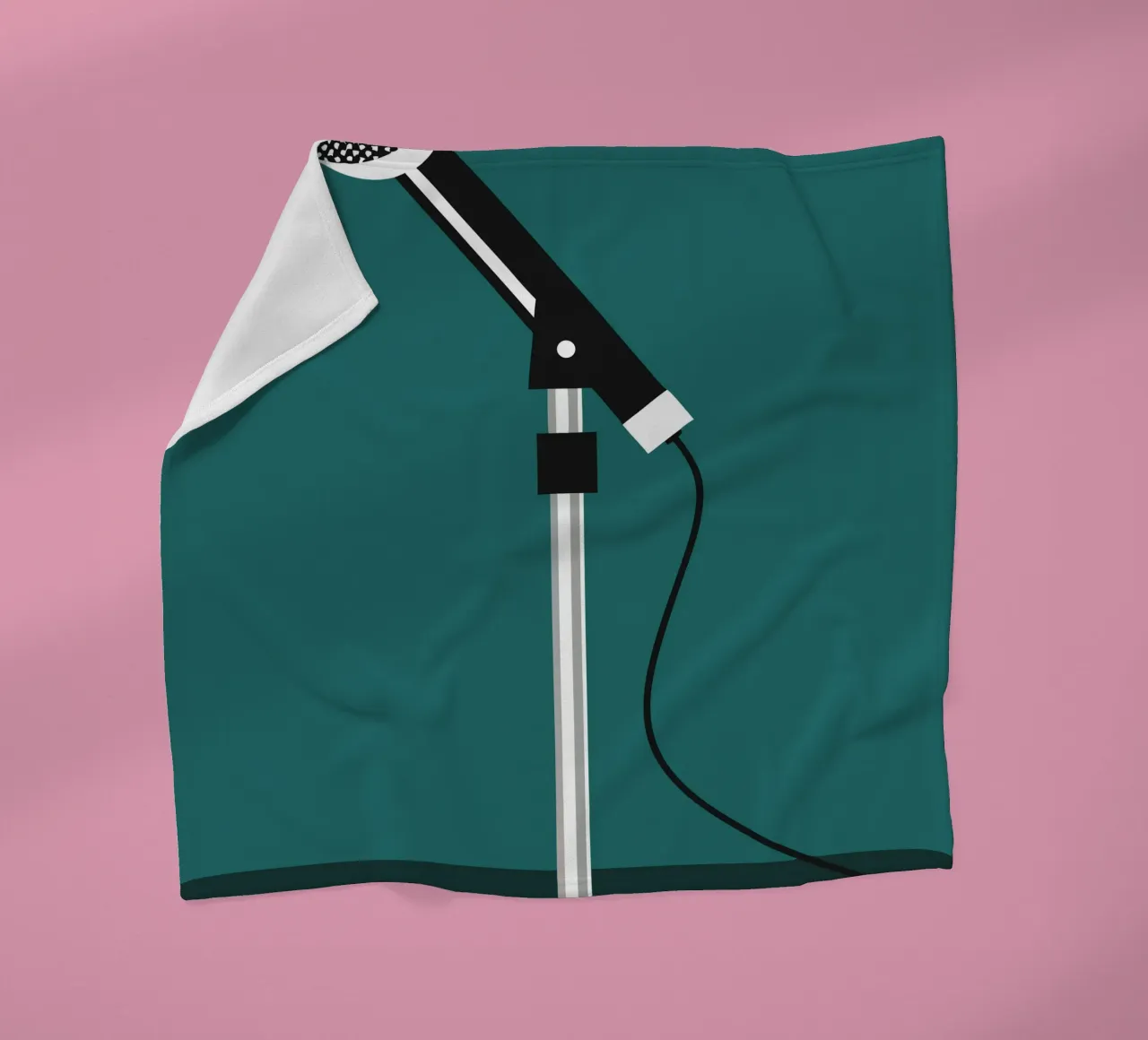 Zangmicrofoon fleecedeken van LOOK DIFFERENT