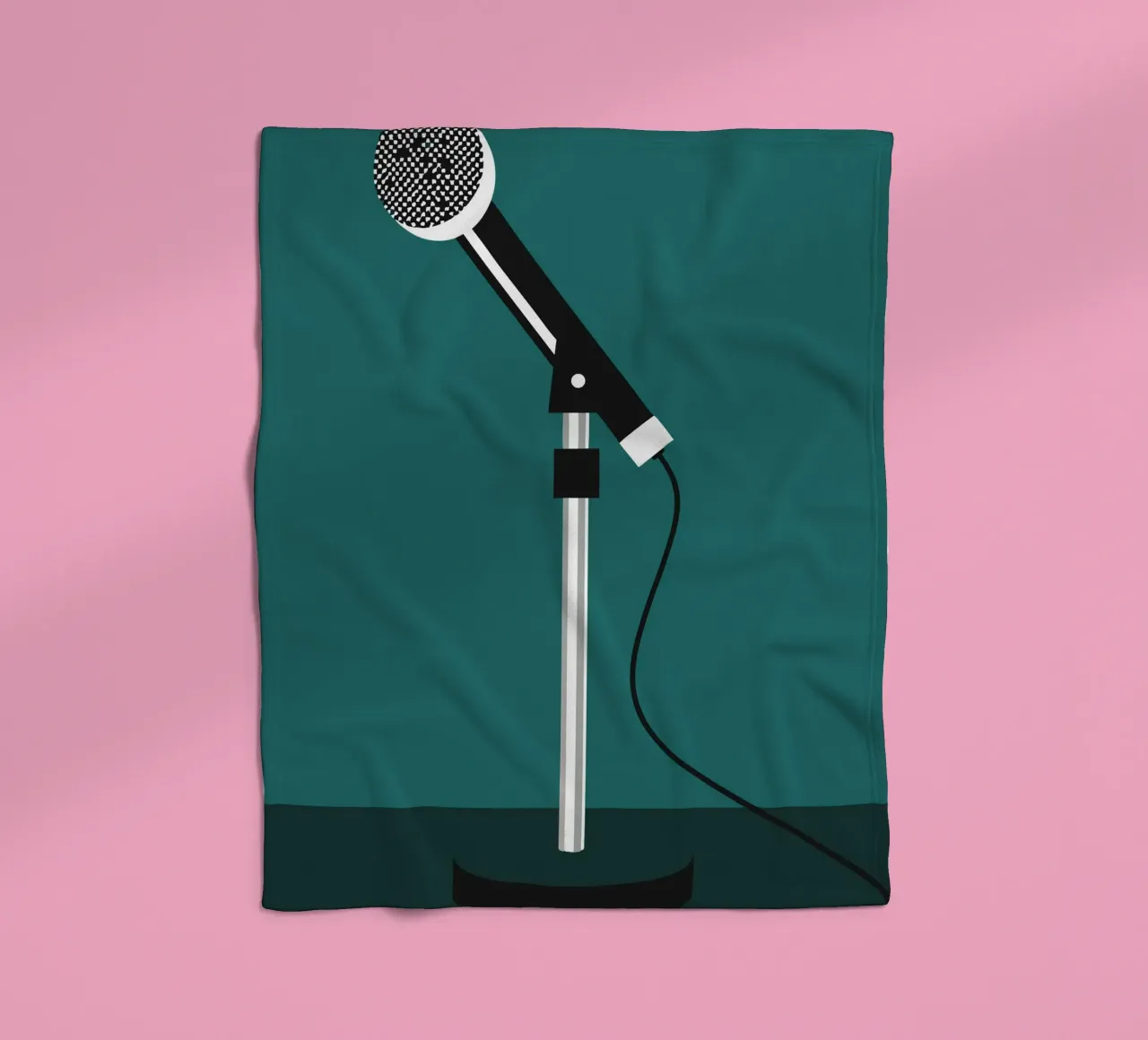 Zangmicrofoon fleecedeken van LOOK DIFFERENT