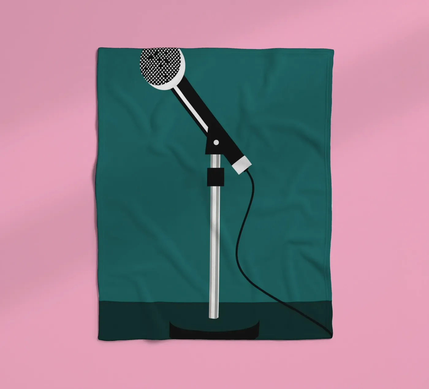 Zangmicrofoon fleecedeken van LOOK DIFFERENT