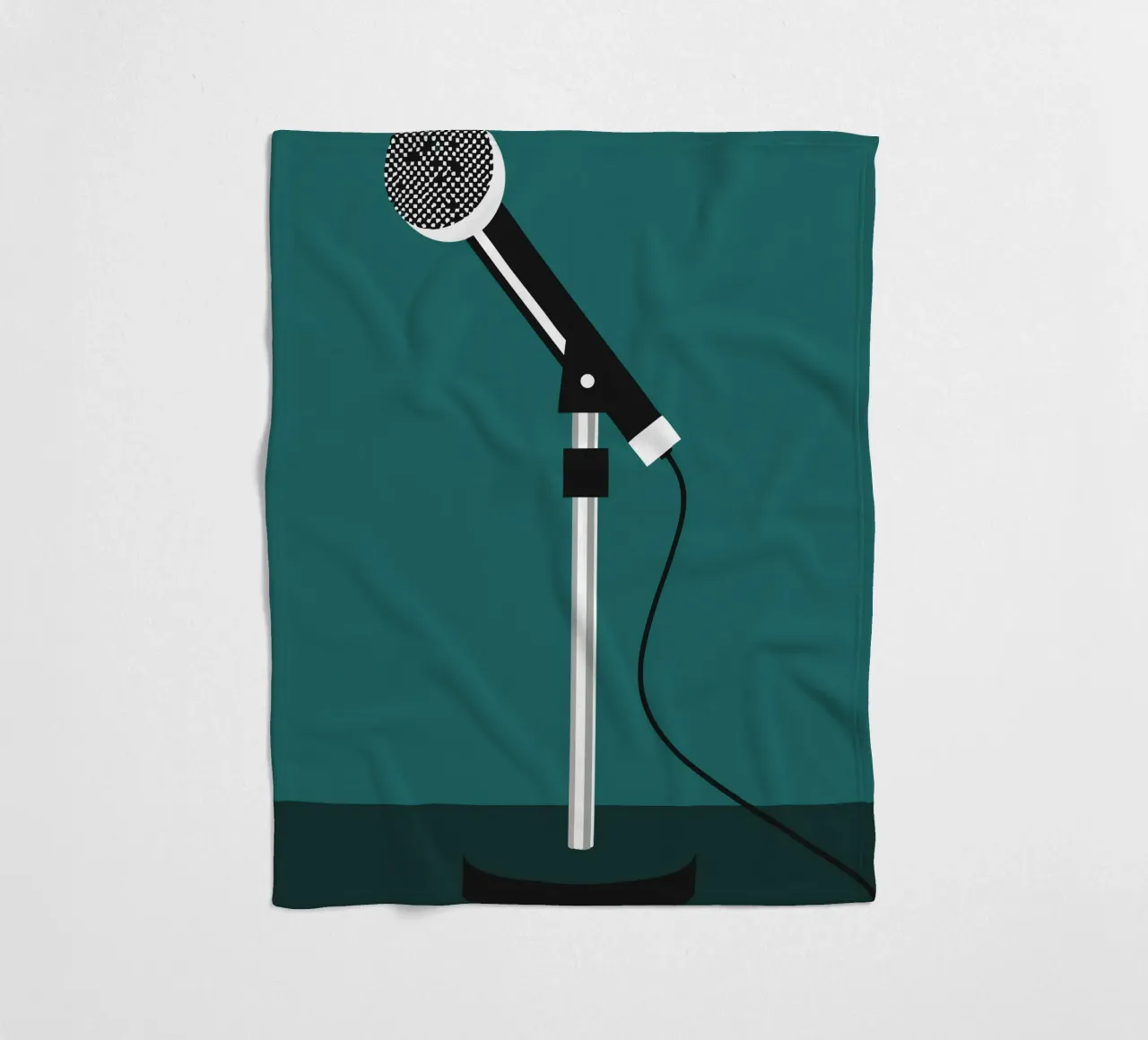 Zangmicrofoon fleecedeken van LOOK DIFFERENT