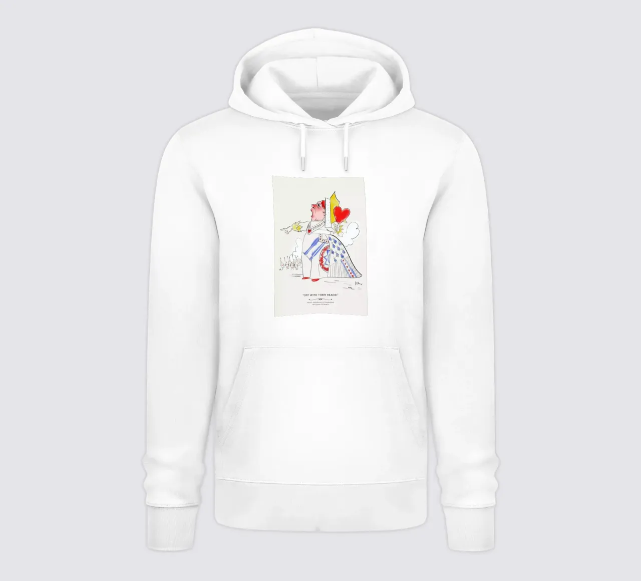 The Queen Of Hearts felpa con cappuccio da Little Flourishes