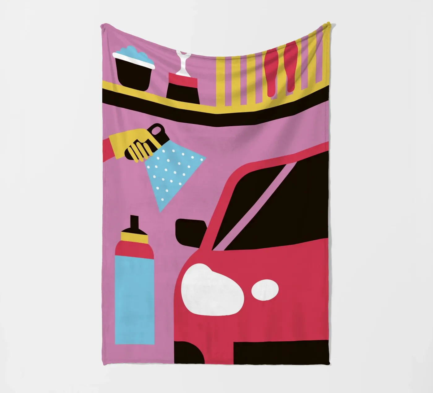 Auto Fleecedecke von LOOK DIFFERENT