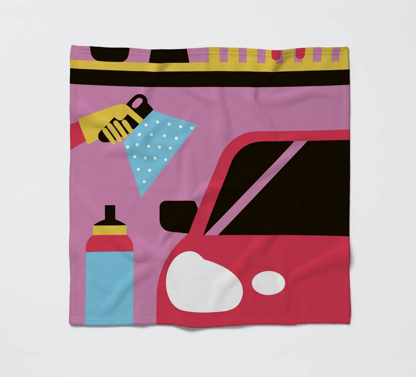 Auto Fleecedecke von LOOK DIFFERENT