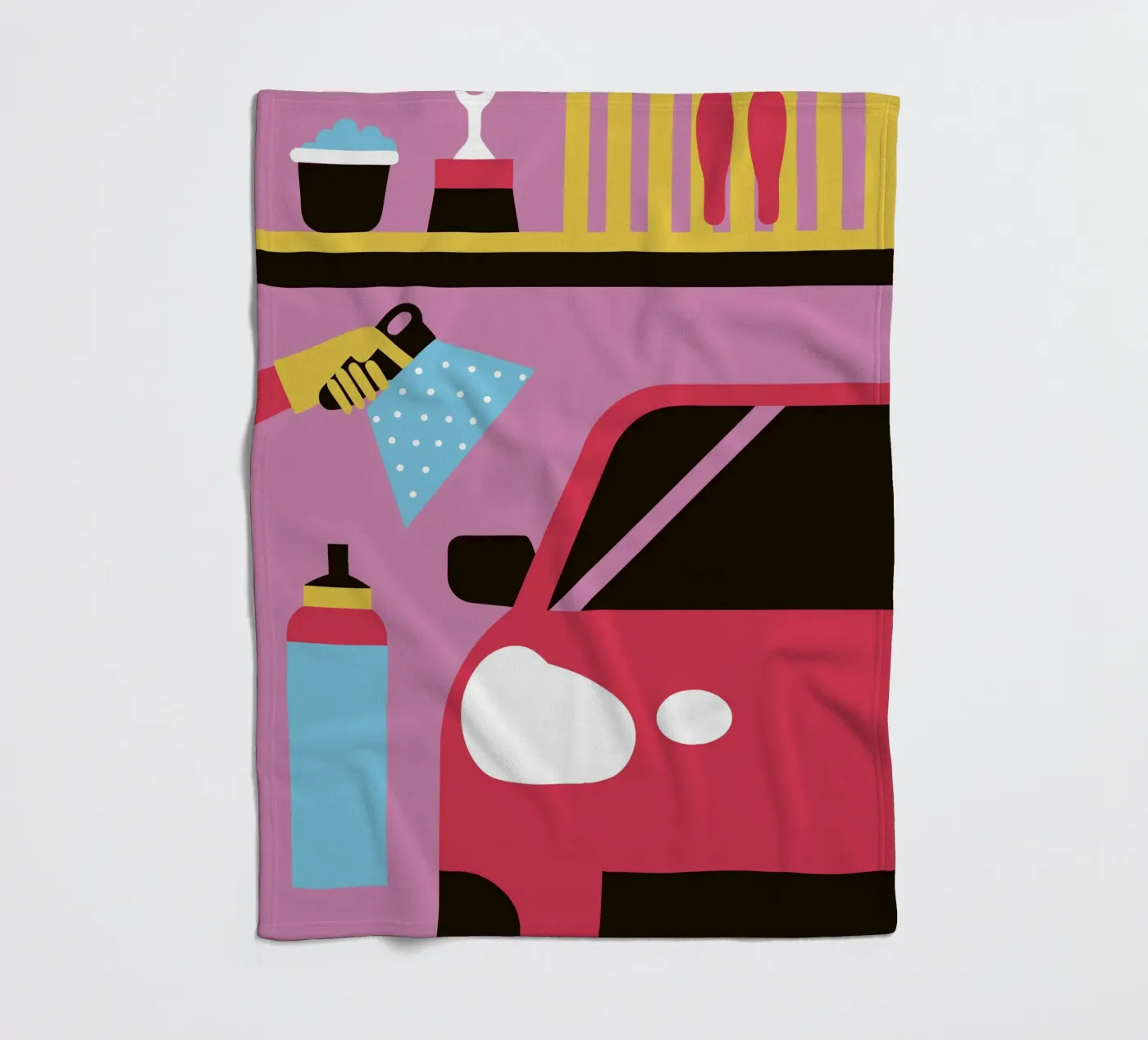 Auto Fleecedecke von LOOK DIFFERENT