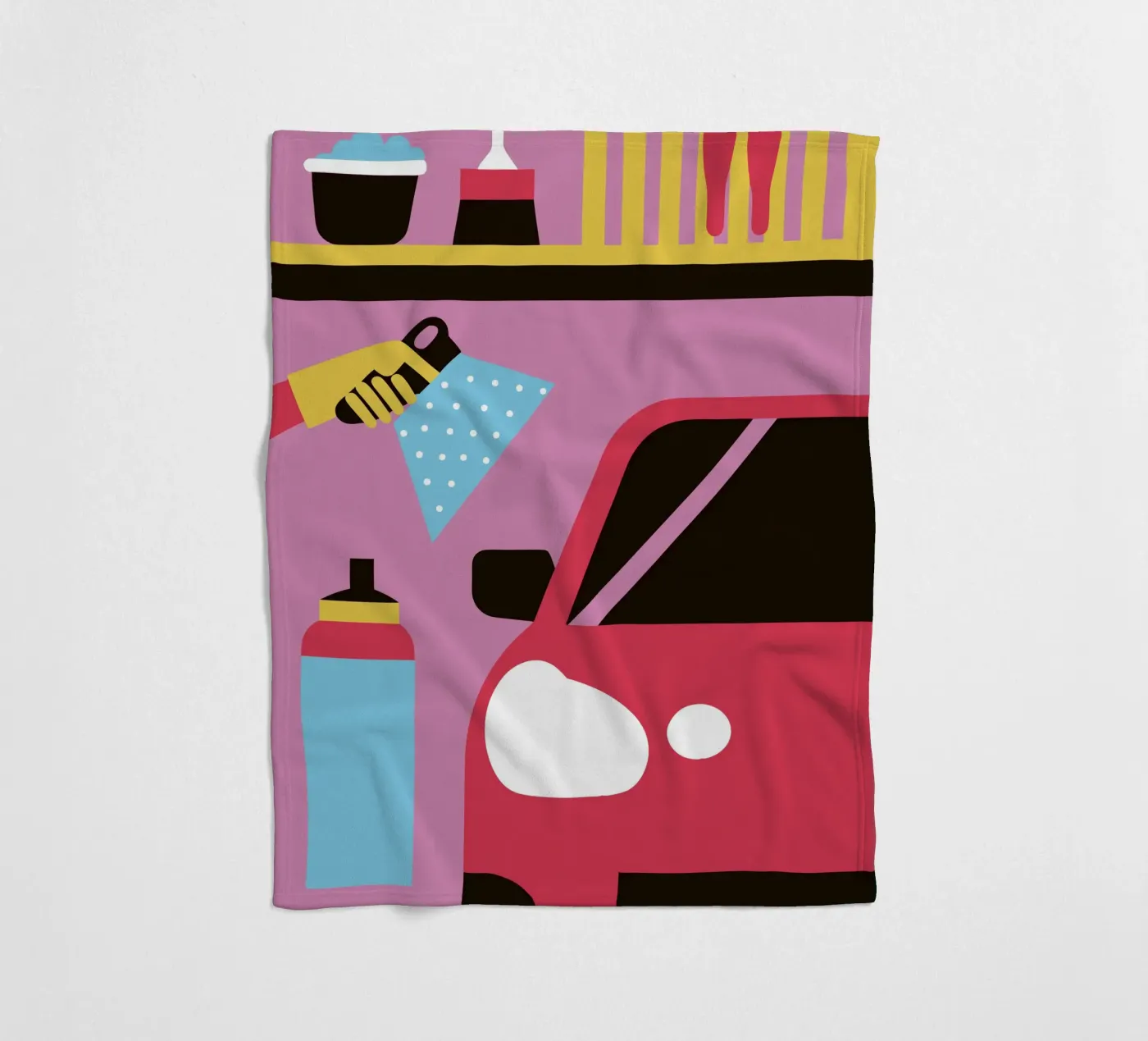 Auto Fleecedecke von LOOK DIFFERENT