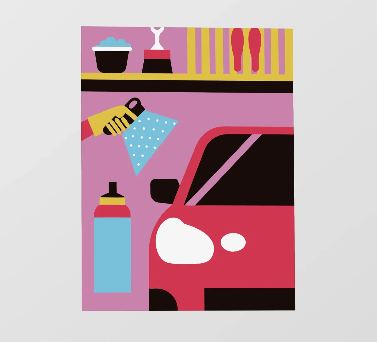 Auto fotobehang van LOOK DIFFERENT