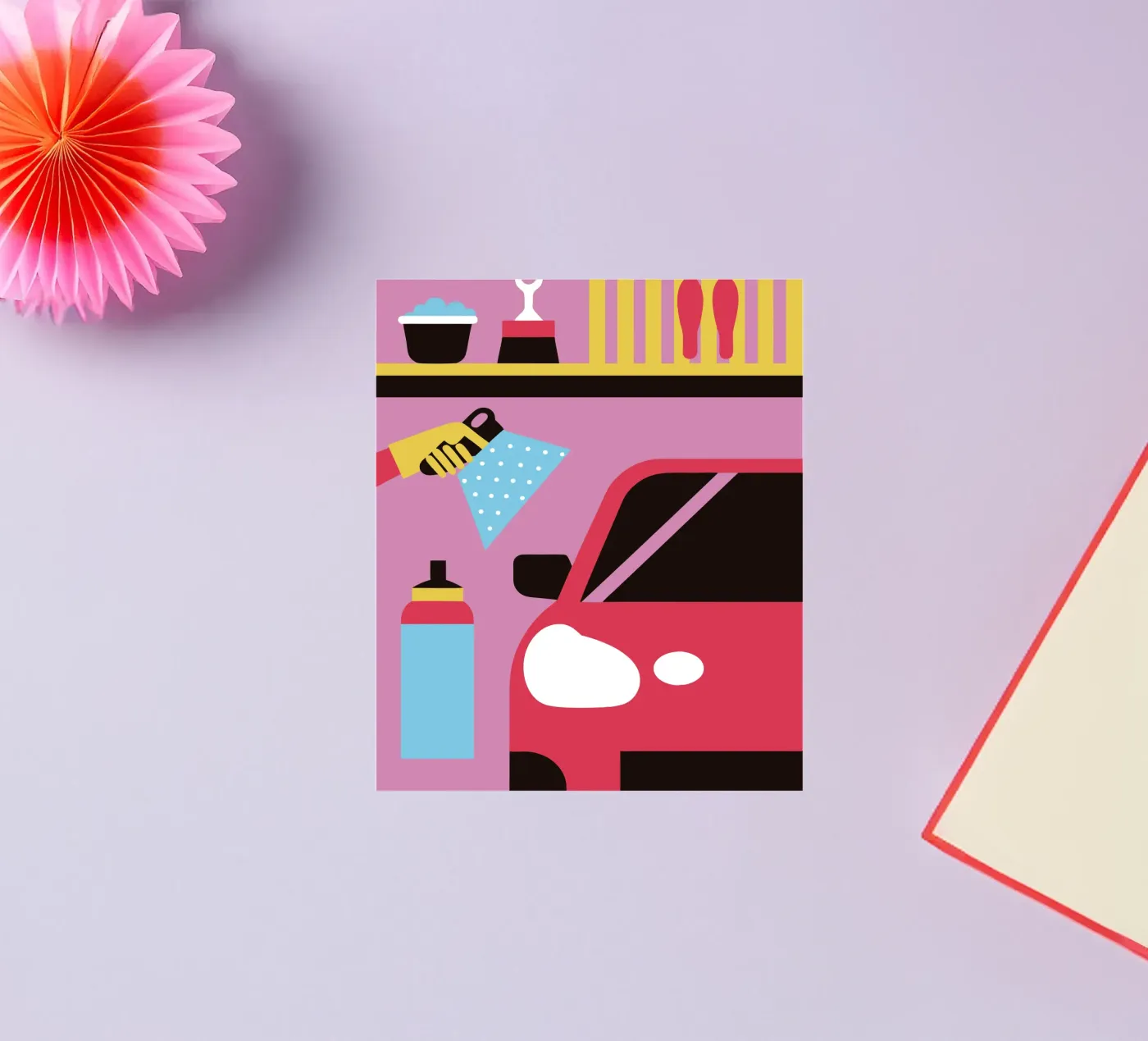 Auto sticker van LOOK DIFFERENT