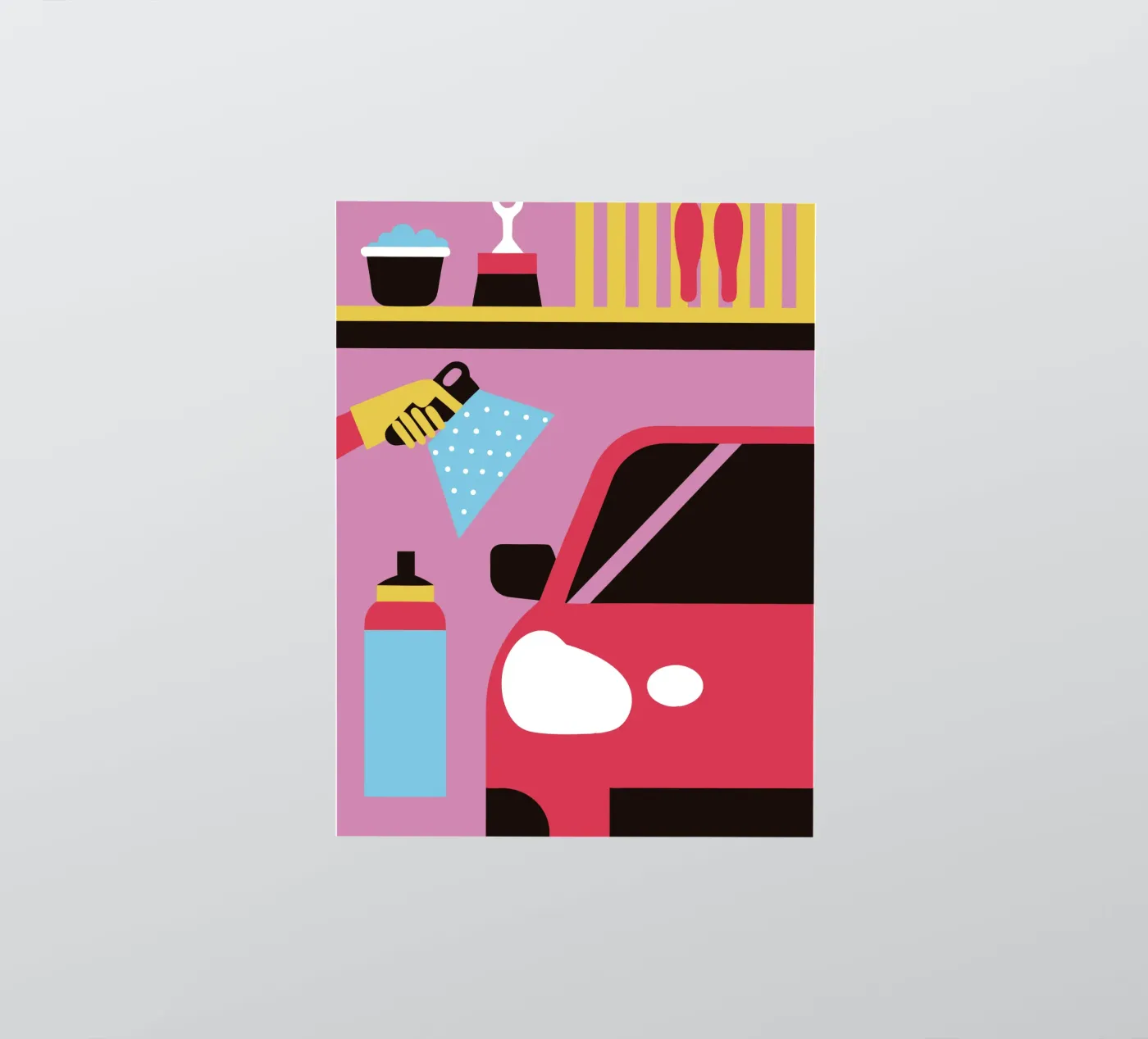 Auto sticker van LOOK DIFFERENT