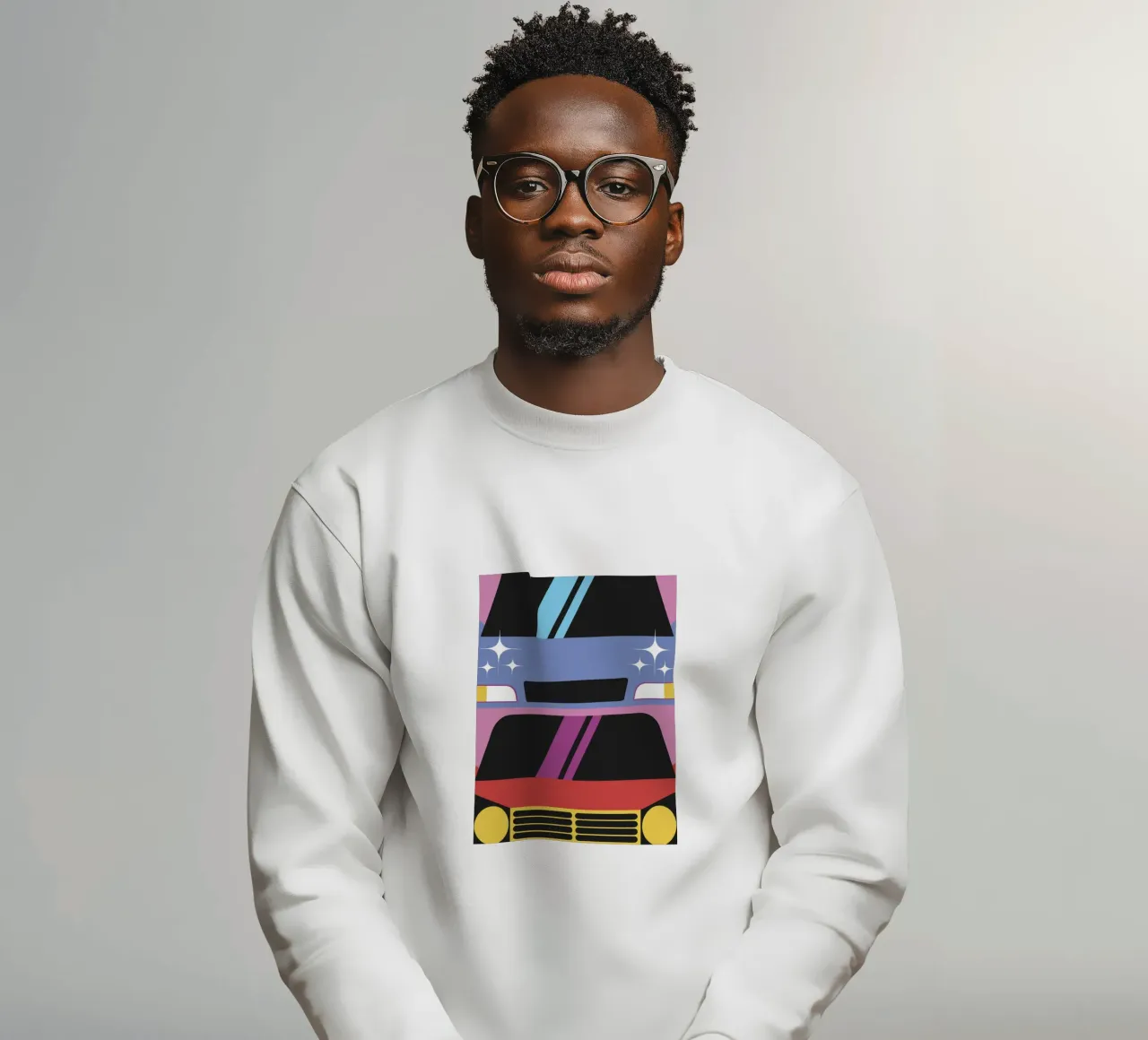 Auto sweatshirt van LOOK DIFFERENT