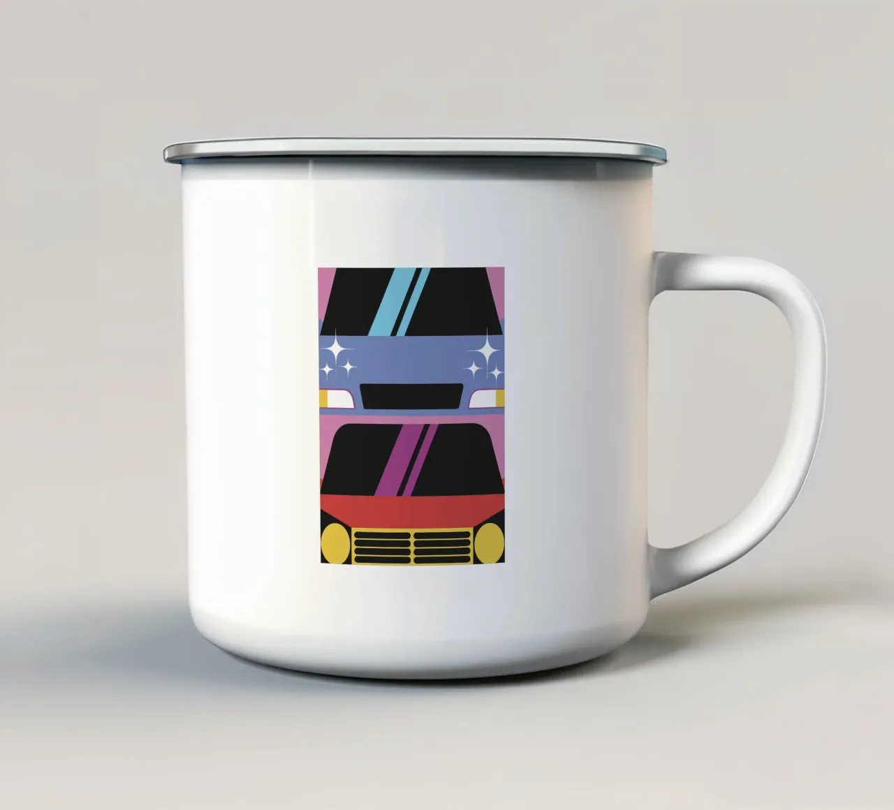 Auto tazza in smalto da LOOK DIFFERENT