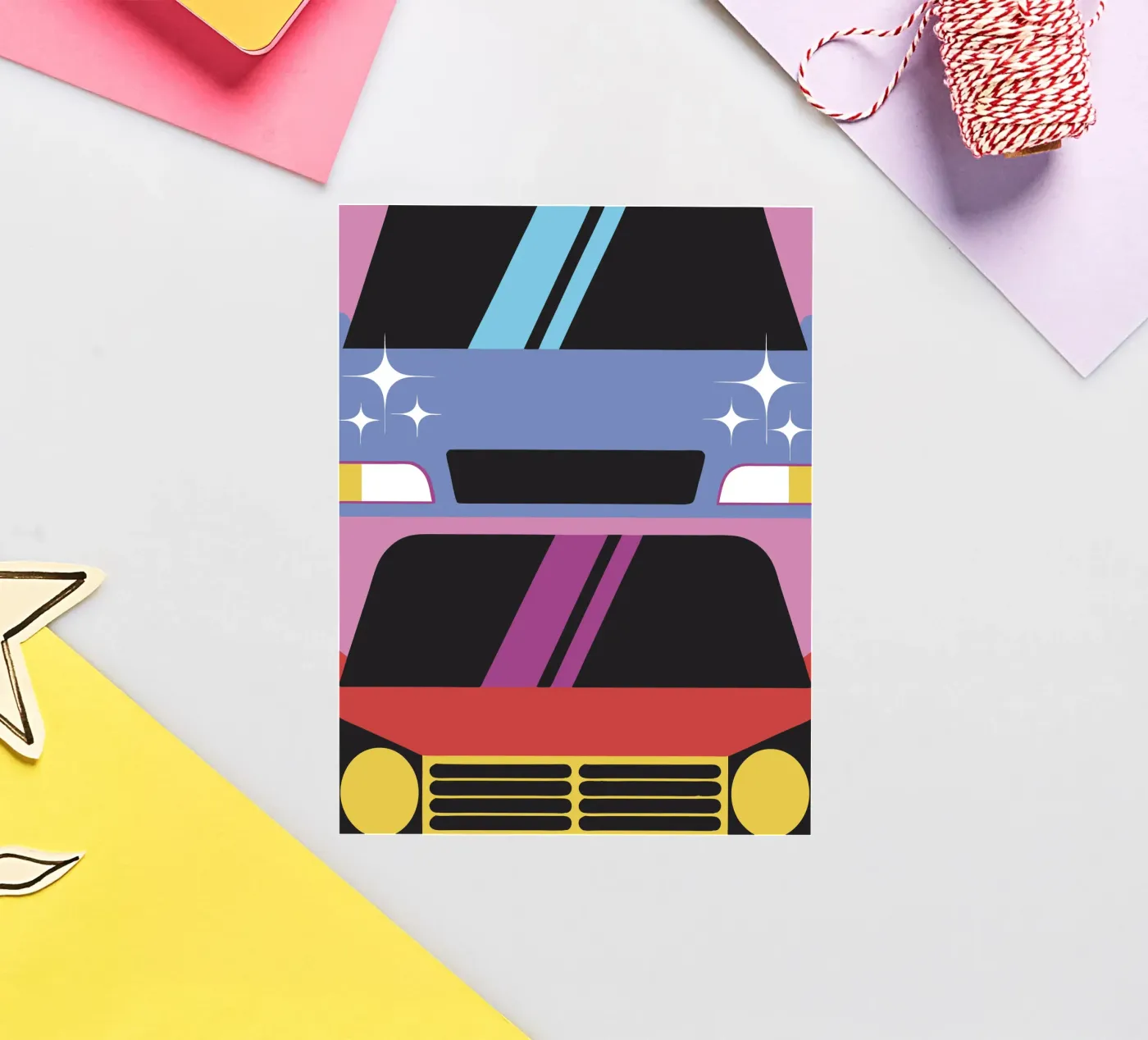 Auto sticker van LOOK DIFFERENT