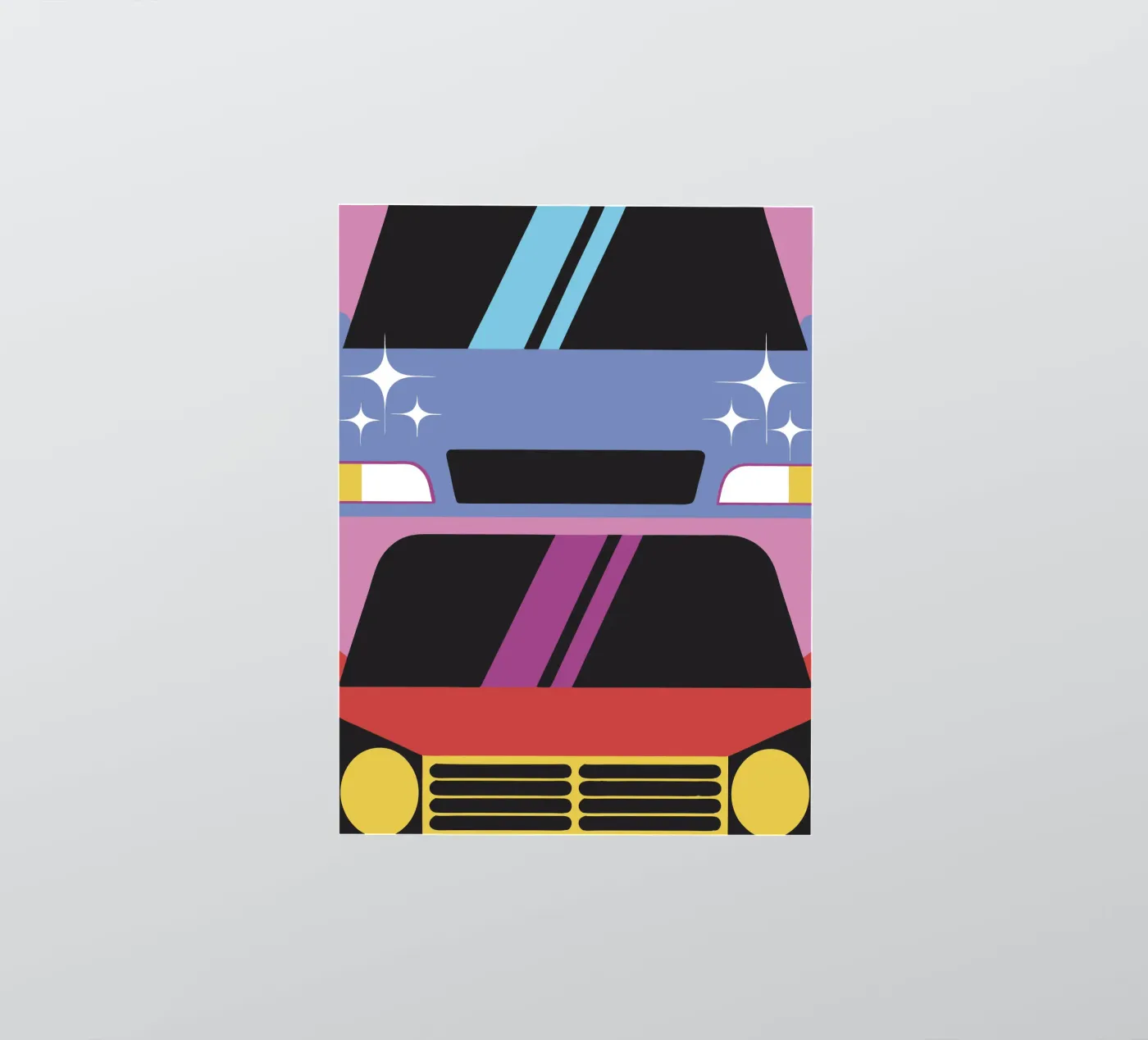 Auto sticker van LOOK DIFFERENT