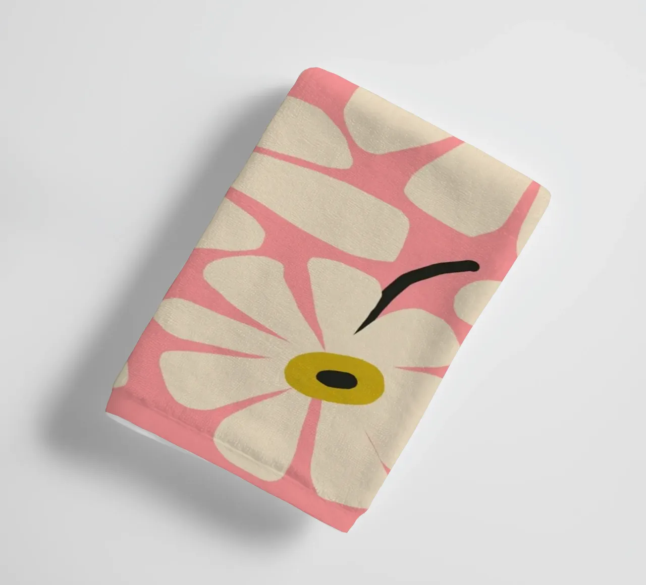 Daisy Fresh - pink serviette de bain de Gale Switzer