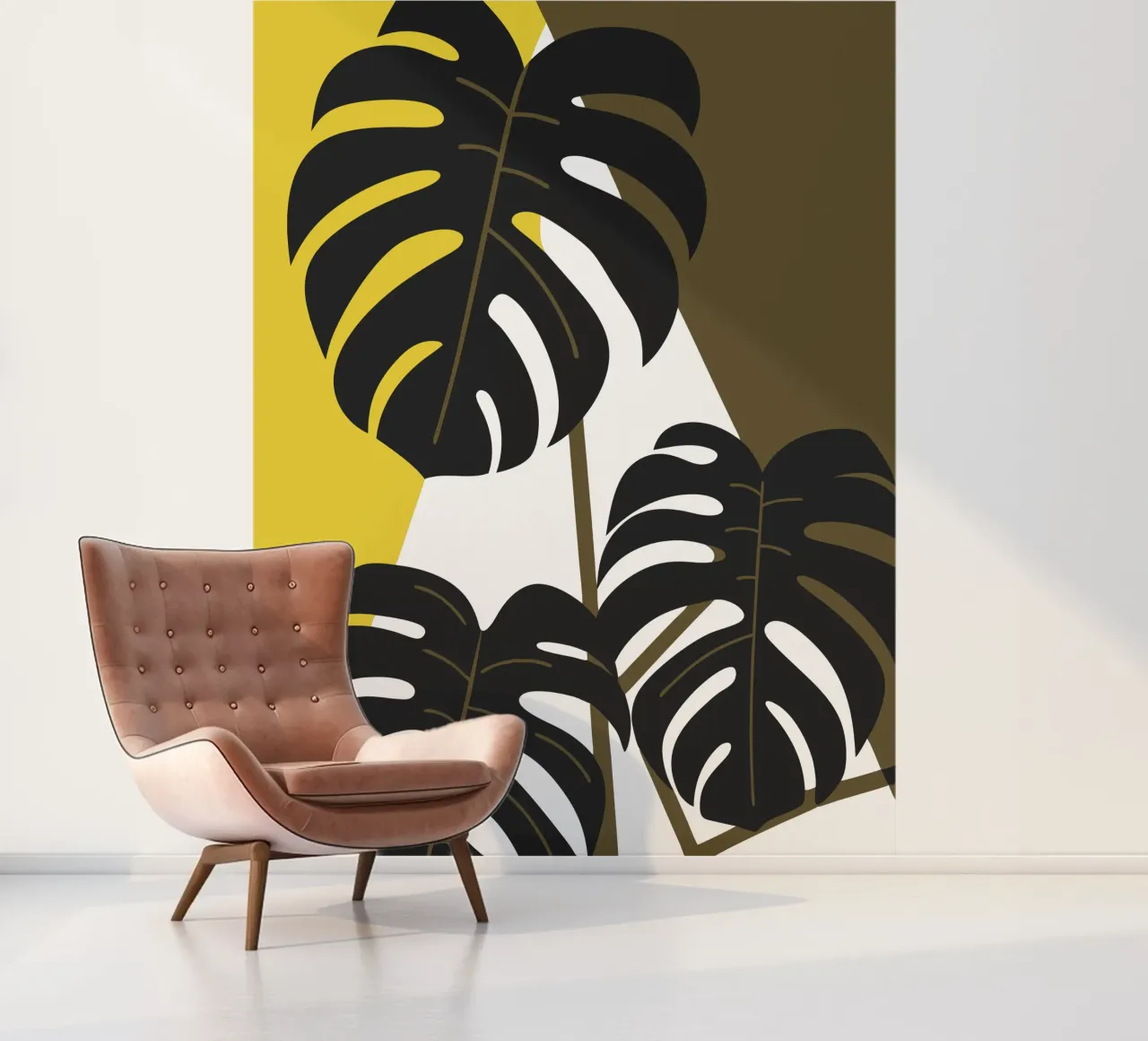 Monstera Plant photo wallpaper by LOOK DIFFERENT