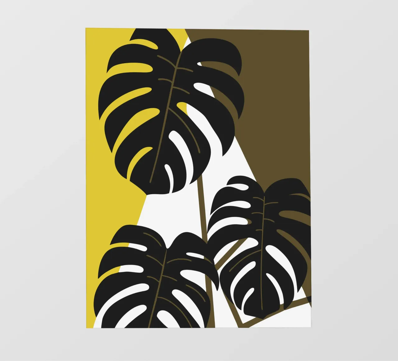 Monstera Plant photo wallpaper by LOOK DIFFERENT
